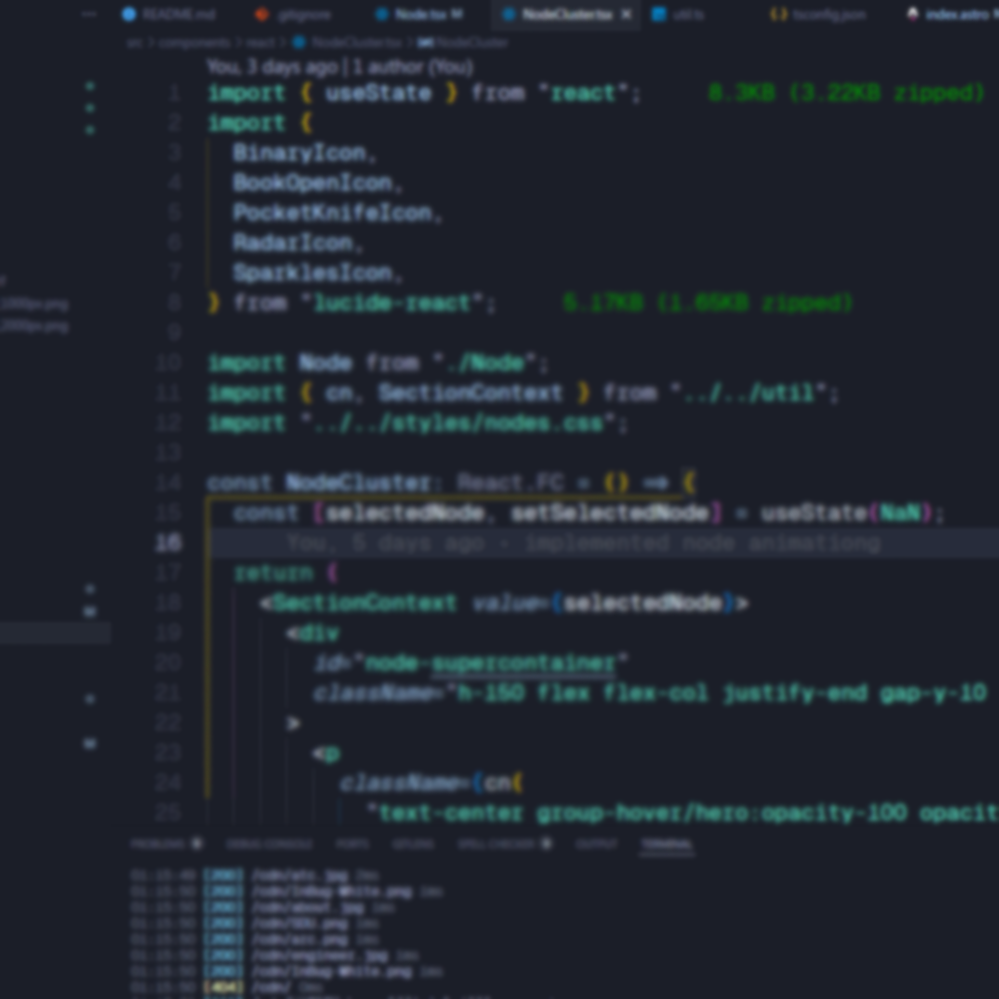Some of the code used for this page :)